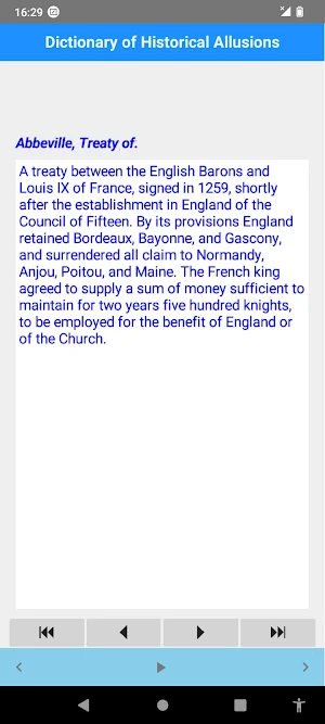 Dict. Of Historical Allusions Screenshot 2