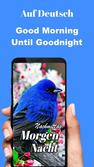 German Good Morning & Good Night Wishes Love Screenshot 0
