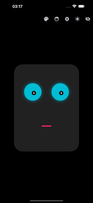 Haze Bot - Cute Robot Face Pet Screenshot 0