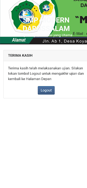 SMP MODERN DARUSSALAM Screenshot 1