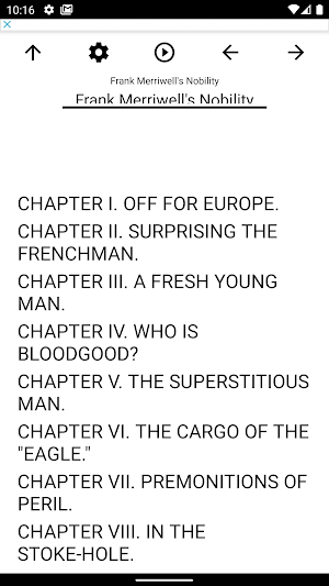 Book, Frank Merriwell's Nobili Screenshot 0