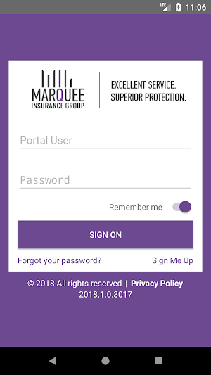 Marquee Insurance Group Online Screenshot 0