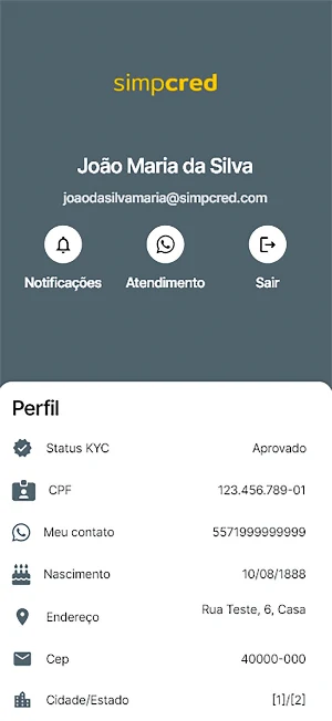 Simpcred Screenshot 0