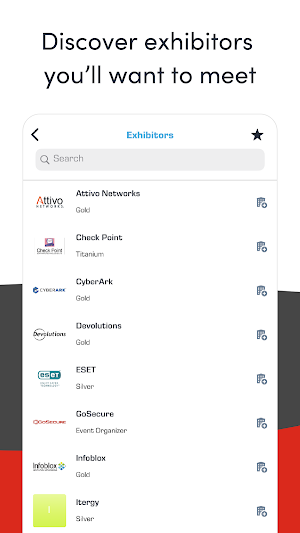GoSec Events Screenshot 2