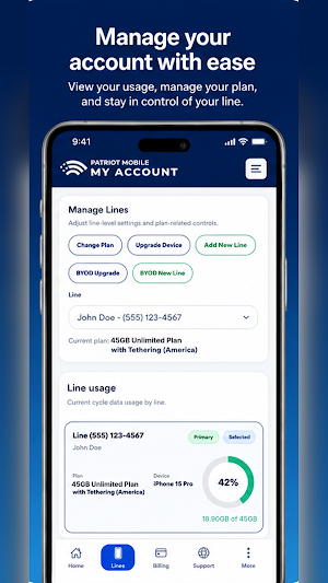 Patriot Mobile MyAccount Screenshot 3