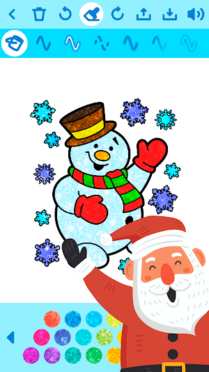 Christmas Color Game offline Screenshot 1