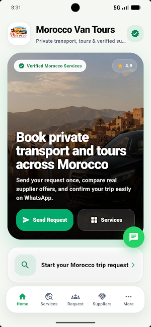 MoroccoVanTours Screenshot 0