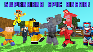 Superhero Champions: Blocky Universe Screenshot 0
