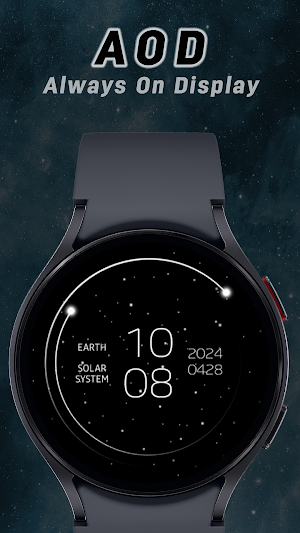 Galaxy Animated Watch Face Screenshot 3