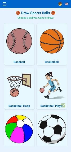 Draw Sports Balls Screenshot 0