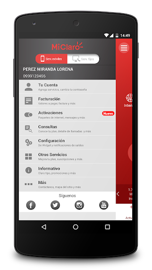Mi Claro Ecuador Screenshot 2