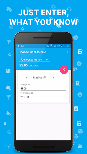 Consumption Calculator Screenshot 0