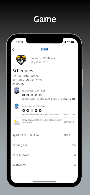 Legends FC Tournaments Screenshot 3