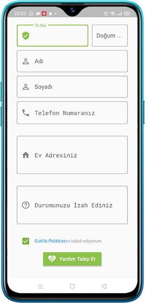 Hayra İlk Adım Derneği Yardım Screenshot 1