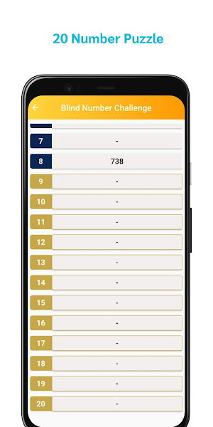 Blind Number Challenge Screenshot 3