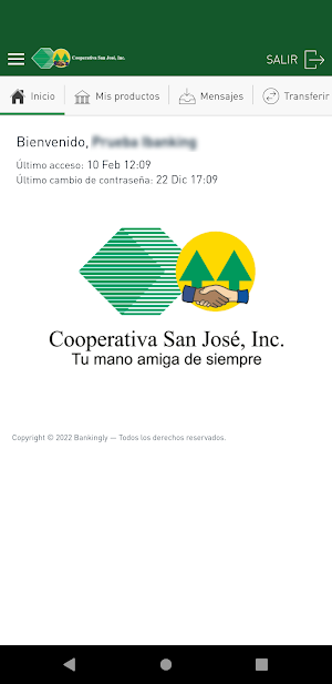 CoopSanjosé En Línea Screenshot 1