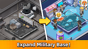 Idle Army Base Tycoon:Force Screenshot 1