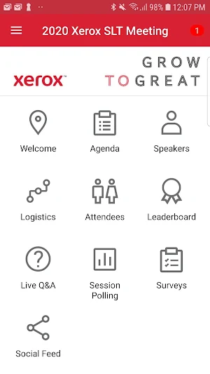 Xerox Event Center Screenshot 0