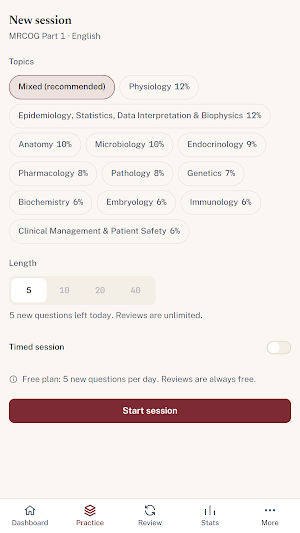 SpecialityMCQs Screenshot 3