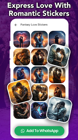 Romantic Stickers for WhatsApp Screenshot 2