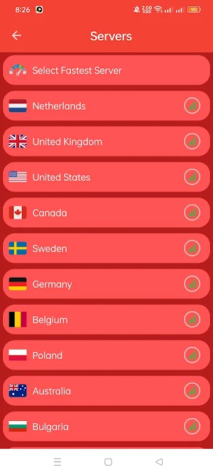 ZY VPN Security Proxy VPN Screenshot 3