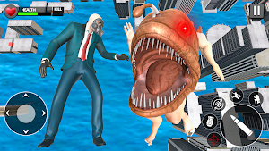 Shoot The Fish Head Monster 3D Screenshot 3