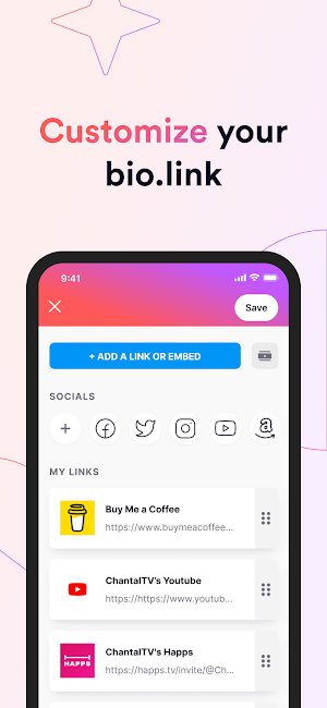 Bio Link — Link in bio Screenshot 1