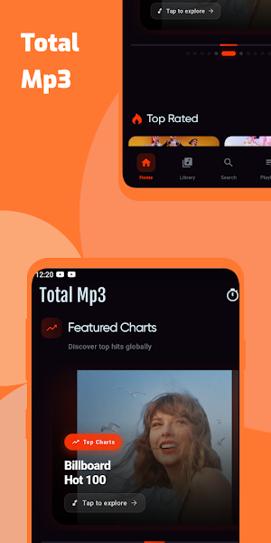 Total Mp3 offline music player Screenshot 1