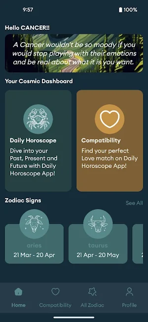 Daily Horoscope Palm Astrology Screenshot 0
