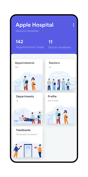 DoctoPro Hospital Flutter Screenshot 1
