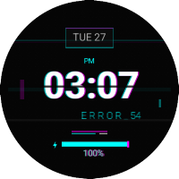 Digital Glitch - watch face