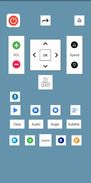 Universal DVD Player Remote Screenshot 2