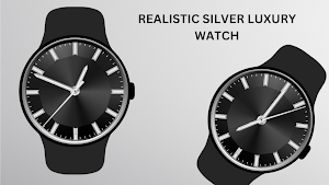 Realistic Silver Luxury Watch Screenshot 1