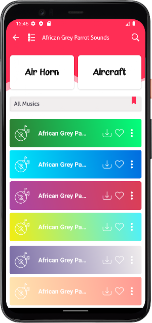 African Grey Parrot Sounds screenshot 2