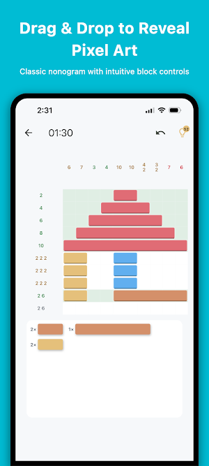 Nonogram Drag Screenshot 2