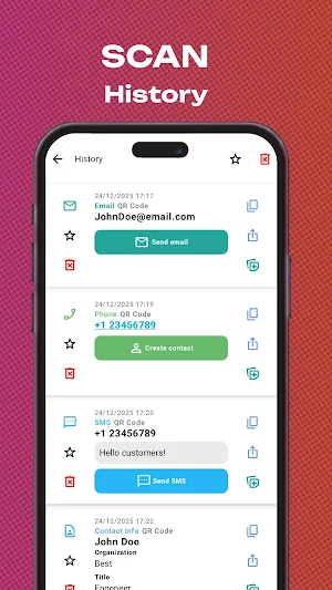 QR Scanner - Barcode Generator Screenshot 2
