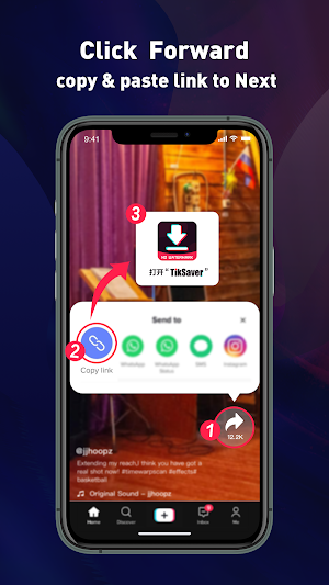 Downloader for TikTok Screenshot 1