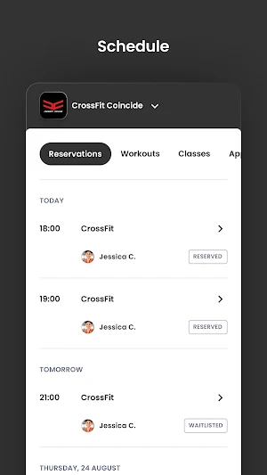 CrossFit Coincide Screenshot 2
