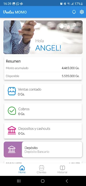Ventas Momo Personal Screenshot 0