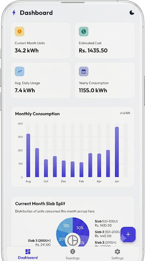 Electricity Tracker Screenshot 0