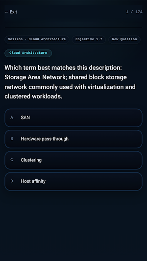 CertCrush: Cloud+ CV0-004 Screenshot 3
