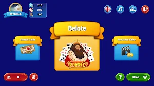 Spectrum Belote Screenshot 1