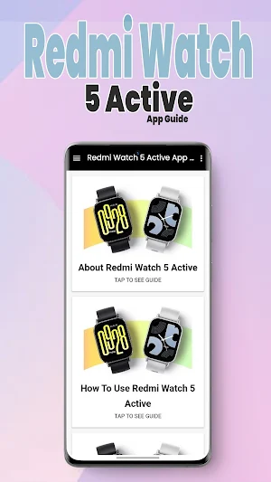 Redmi Watch 5 Active App Guide Screenshot 1