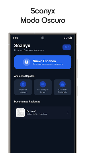 Scanyx - Escáner de Documentos Screenshot 1
