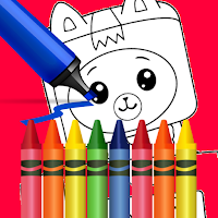LankyBox Coloring Book
