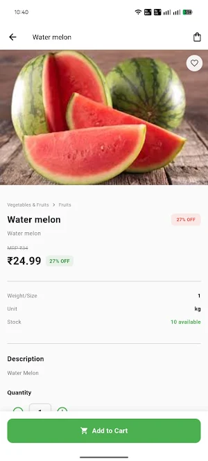 Transparent Grocery Screenshot 2