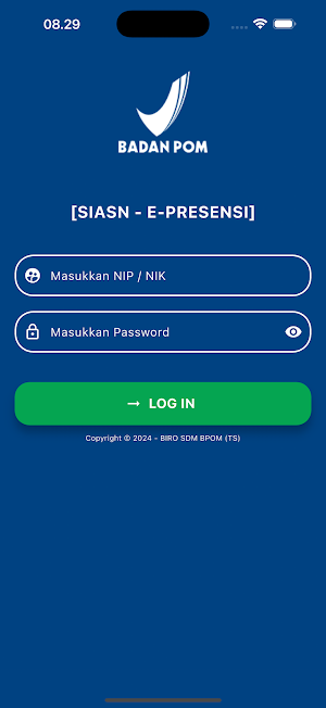 E-Presensi BPOM V2 Screenshot 1