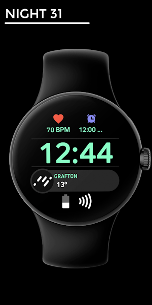 Night 31 - watch face Screenshot 0