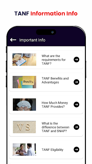 TANF Eligibility Benefits Info Screenshot 3