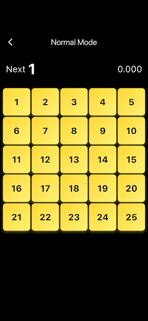 Touch the Number 25 Screenshot 1